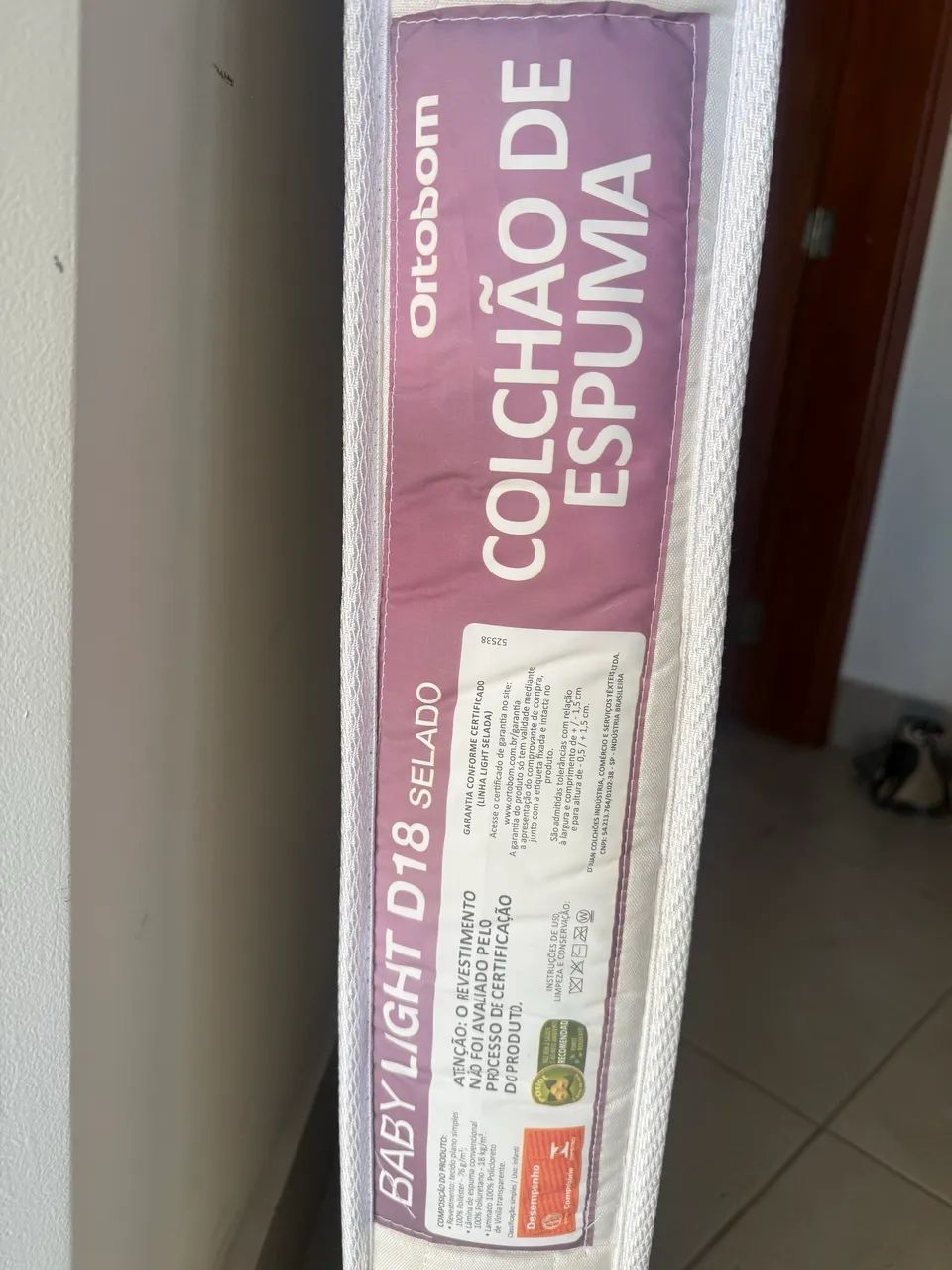 Colchão para berço  Ortobom  - Foto 3