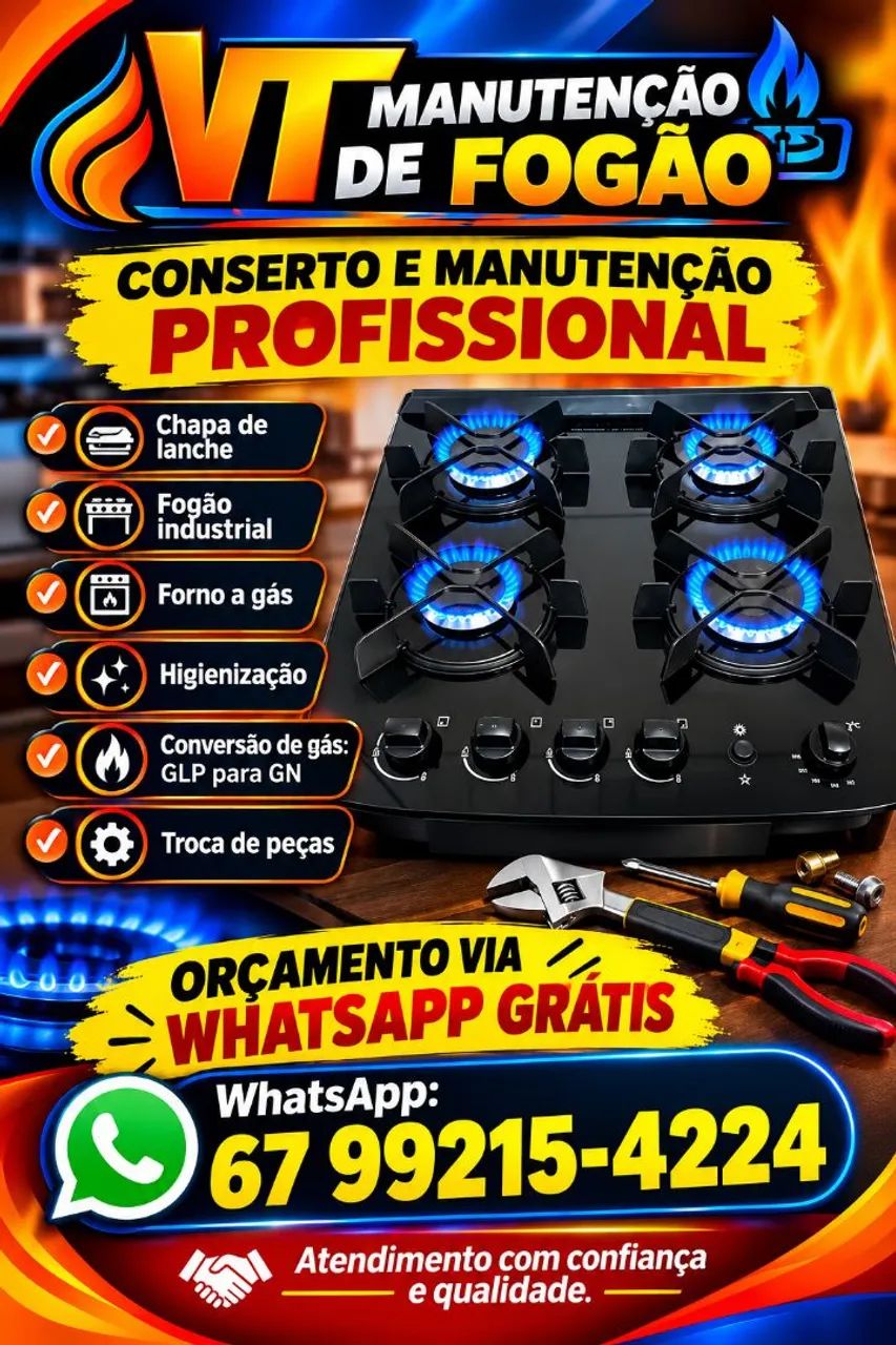 Conserto de fogão 