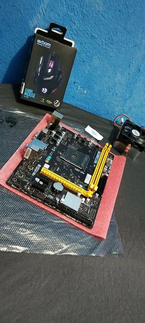 KIT A320m Asrock AM4 DD4. LER DESCRIÇÃO