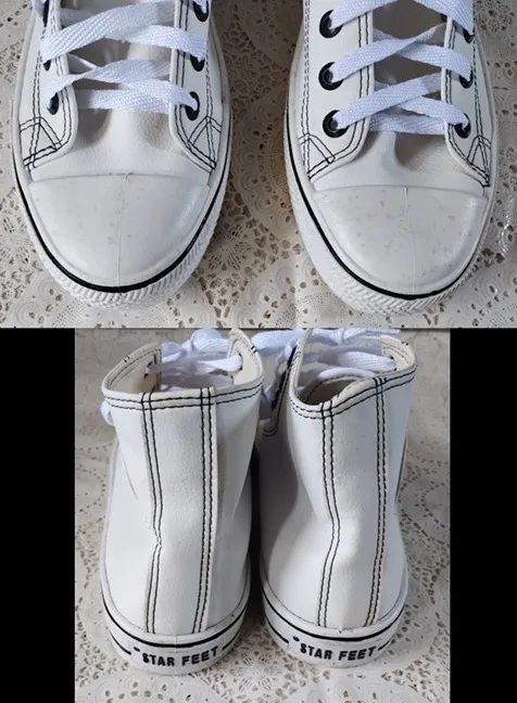 Sapato branco cano médio - Foto 2