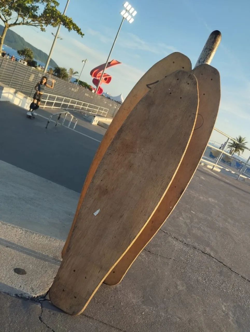 Kit 3 shapes longboard - madeira crua pra arte ou decoração - Foto 3