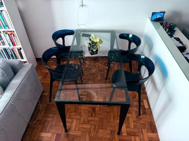 Mesa de jantar retangular