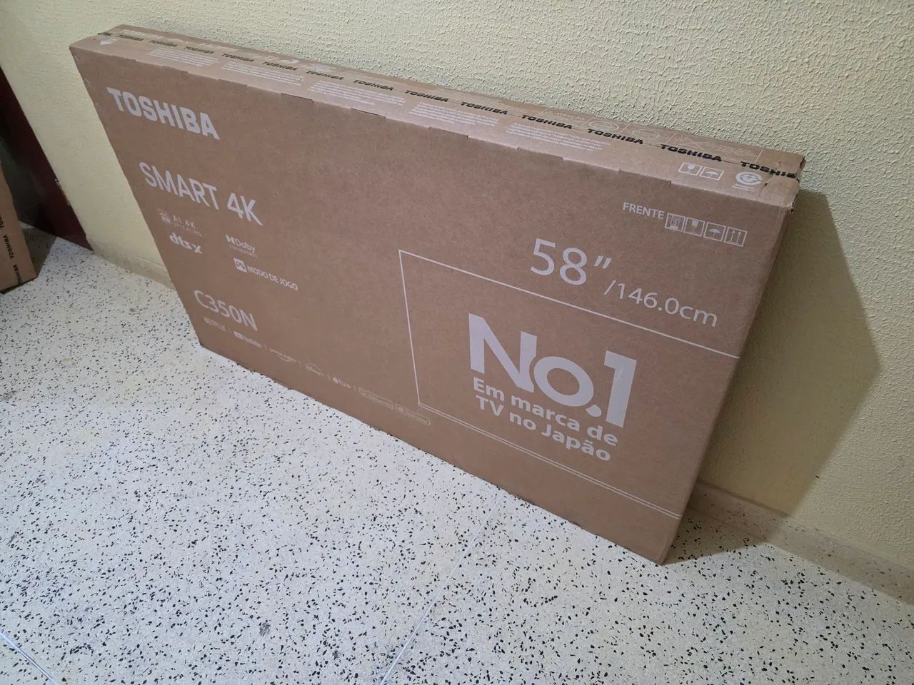 Smart TV Toshiba 58 DLED 4k Nova, Nf - TVs - Campo Comprido