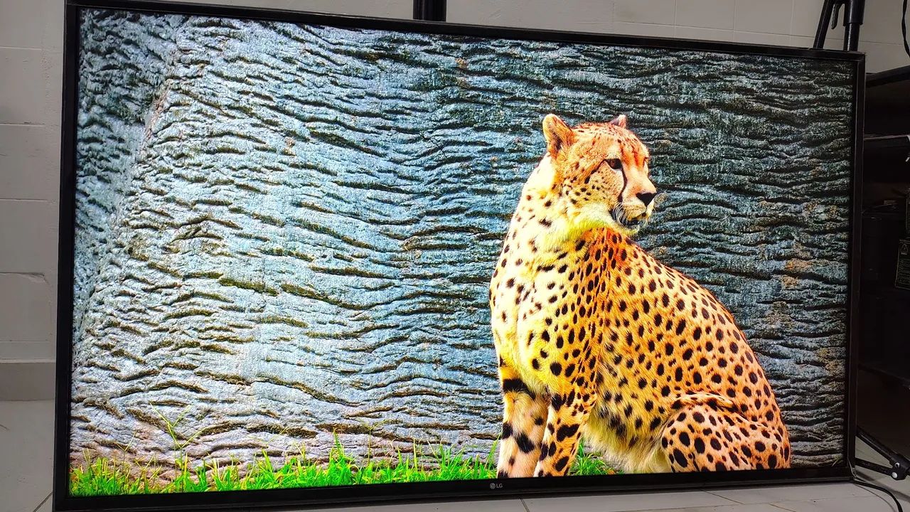 Smart TV LG 4k 55 polegadas IMPECÁVEL (controle, pés e manual inclusos) - Foto 2