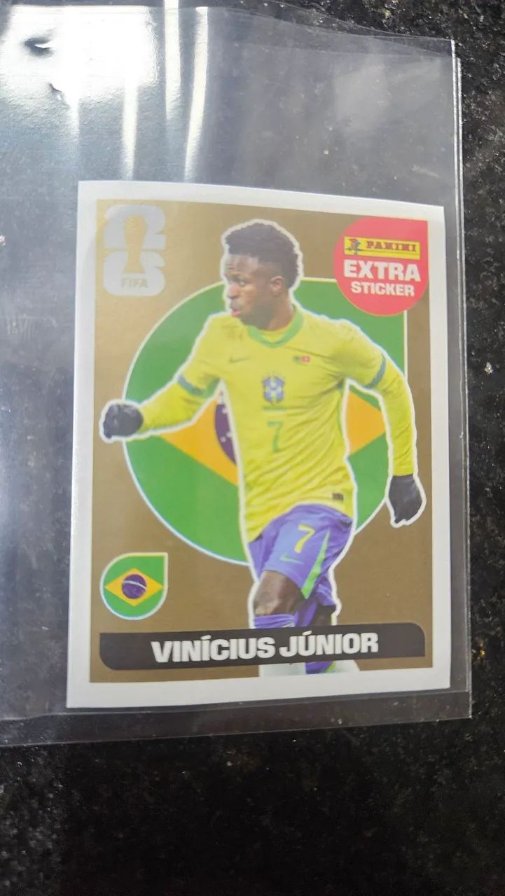 Figurinha Legend de Ouro Vini Jr - Foto 2