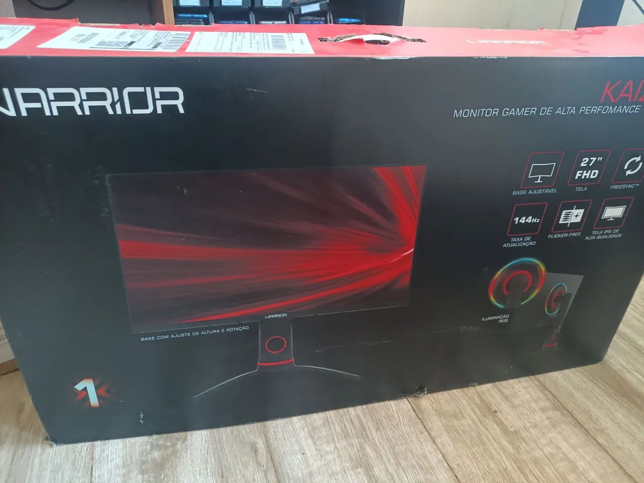 Monitor Warrior 27" 165hz *LEIA A DESCRIÇÃO* - Foto 4