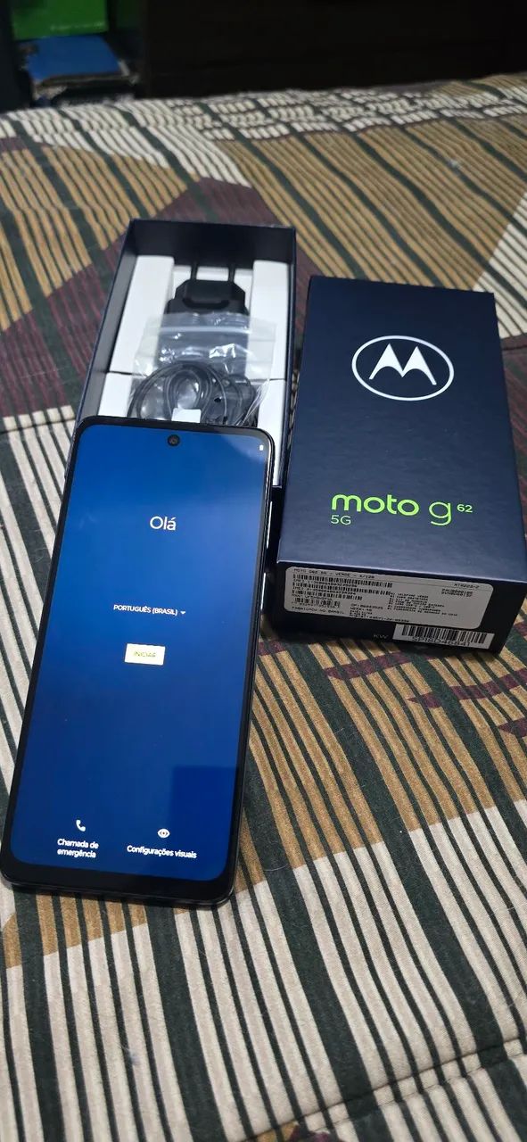 Moto G62 5g completo com caixa