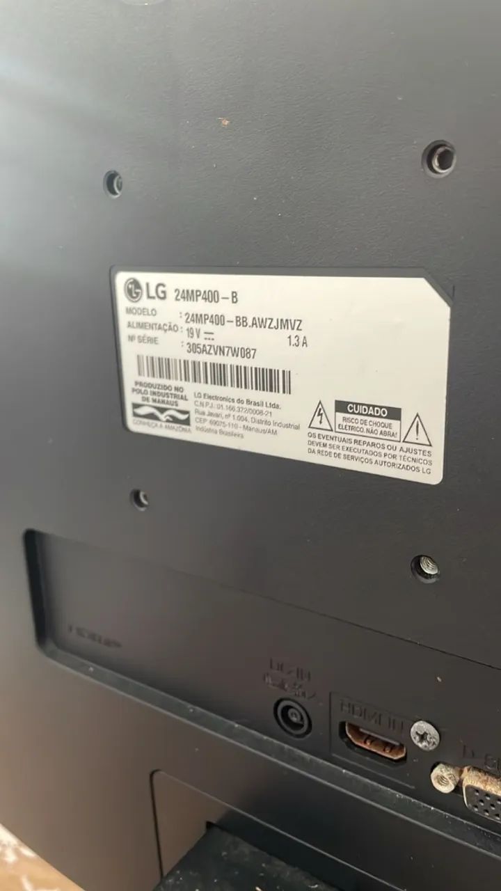 Promoção monitor LG