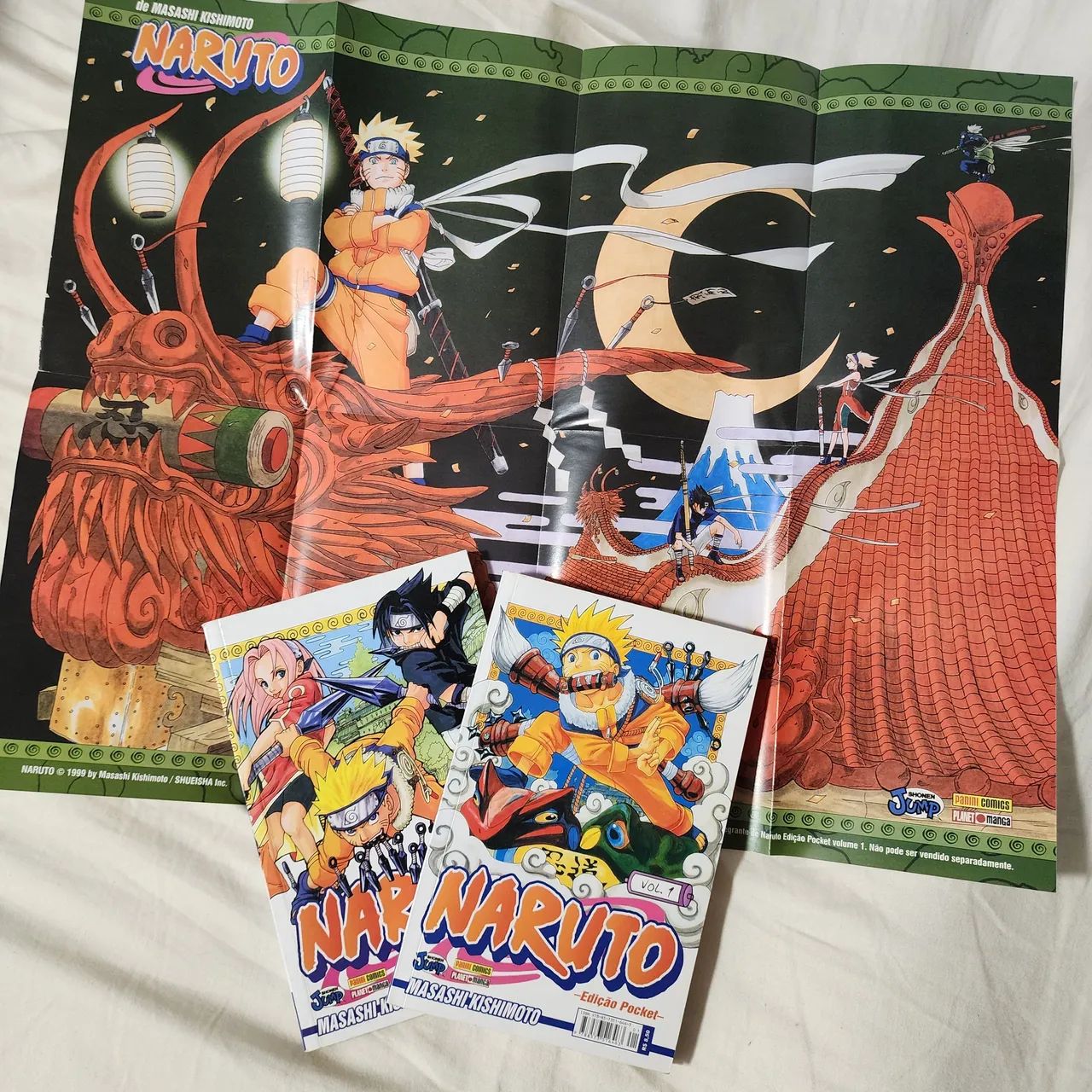 Naruto mangá pocket vol 1 e 2 - Livros e revistas - Pineville