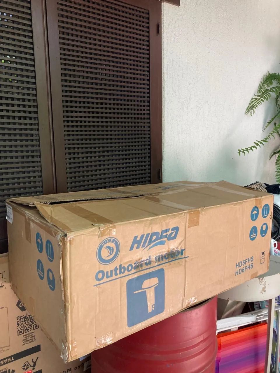 Motor de Popa 5hp + Bote Inflável Intex  - Foto 3