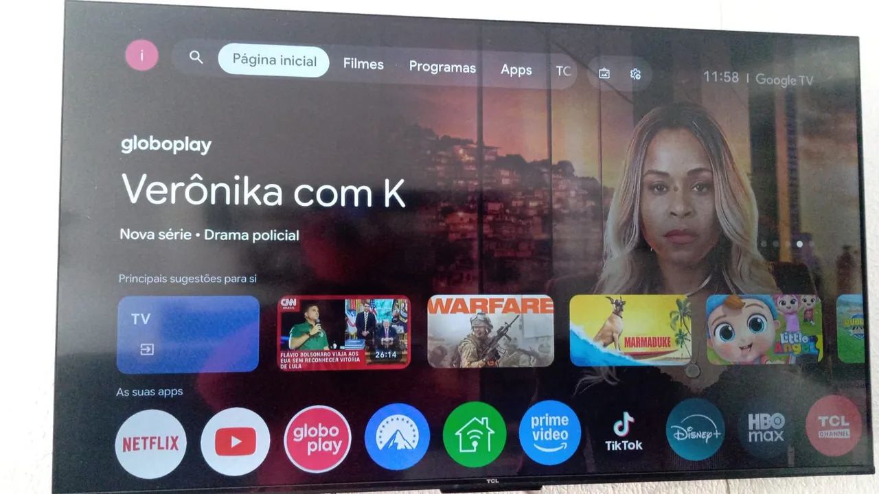 Tv TCL android 50 polegadas 