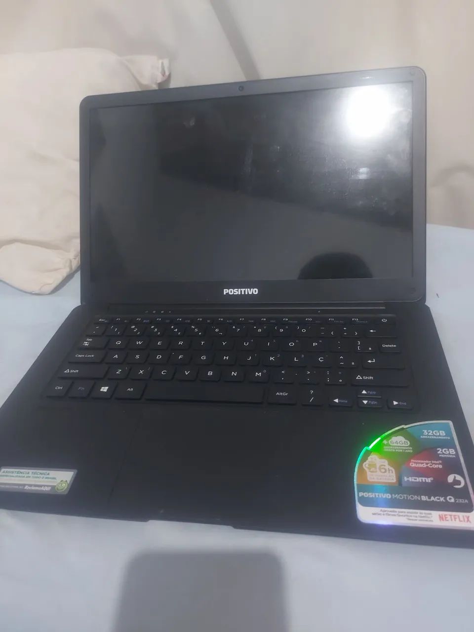 Notebook Positivo Motion Black Q 232A 32 Gb ideal pra tarefas Thiago Número *