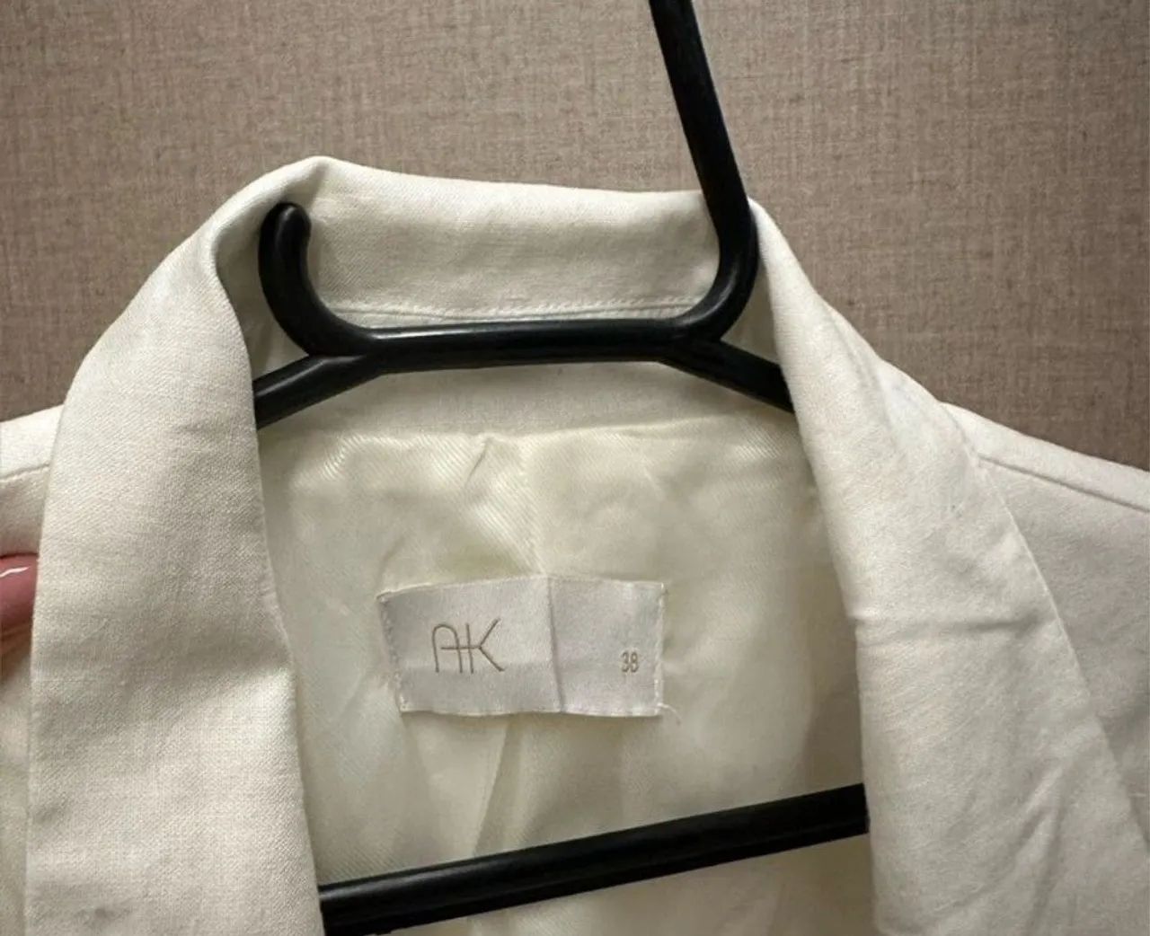 Blazer off white Tam 38  - Foto 3