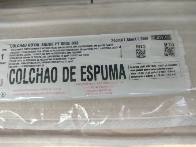 COLCHÃO ORTHOCRIN ROYAL SAÚDE D33 - CASAL - Foto 3