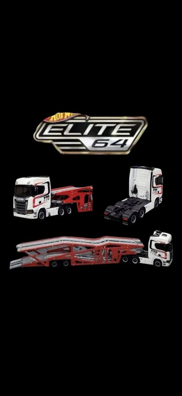 Hot Wheels Elite 64 Scania 770s Mattel Creations - Antiguidades