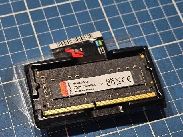 Memória RAM Notebook DDR4 16gb 3200MHz Kingston Fury CL20