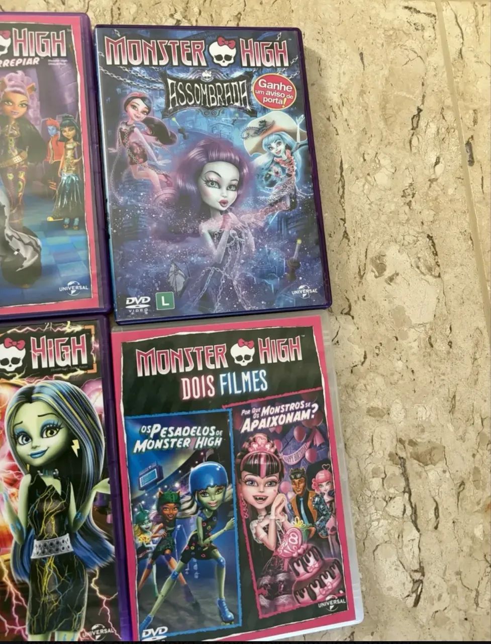 Lote Com 11 Dvds Monster High Em Excelente Estado. - Foto 2