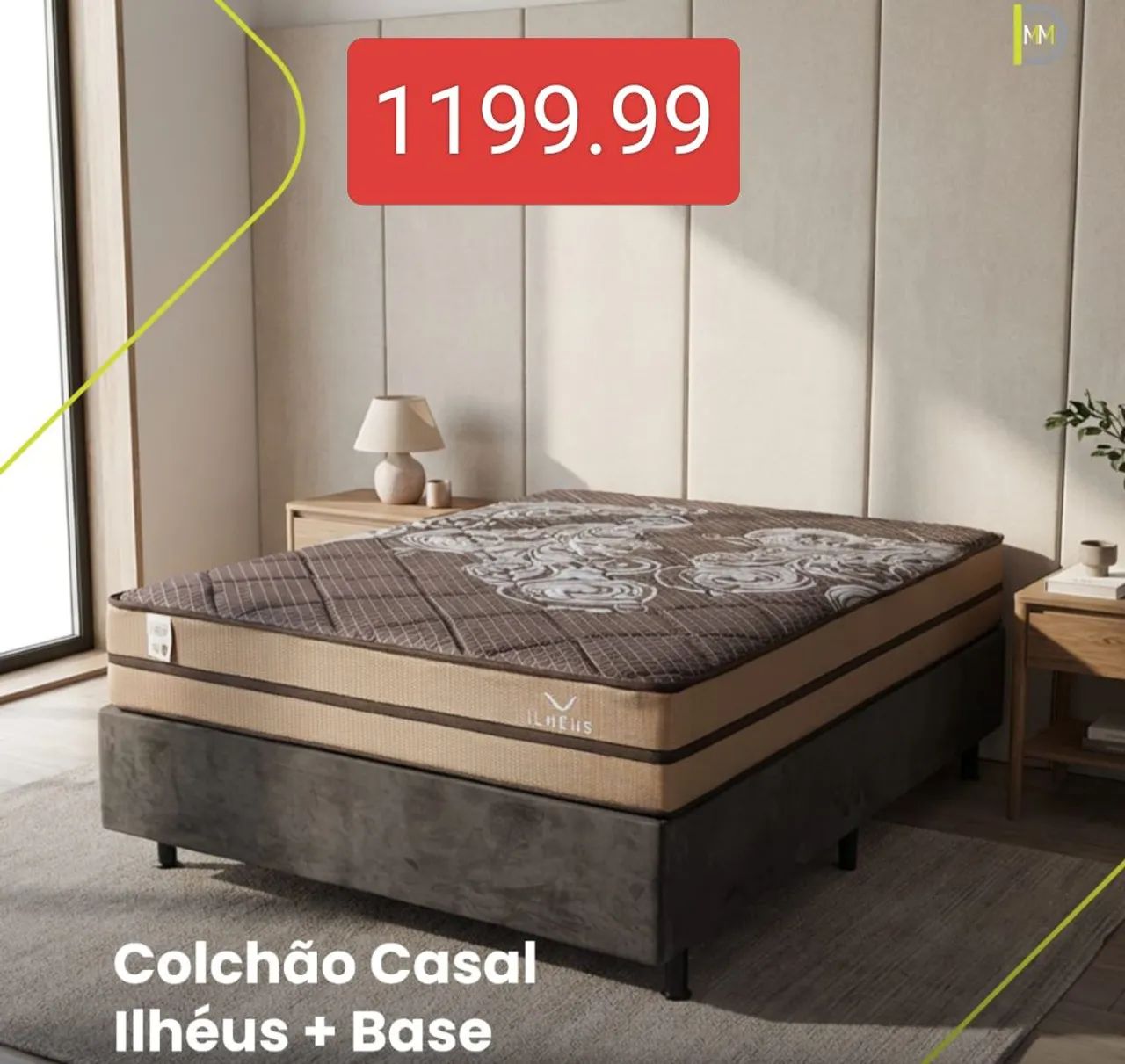 Colchão Ilhéus casal molas ensacadas individualmente 