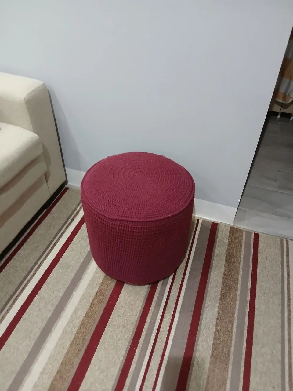 Puff de crochê - Foto 2