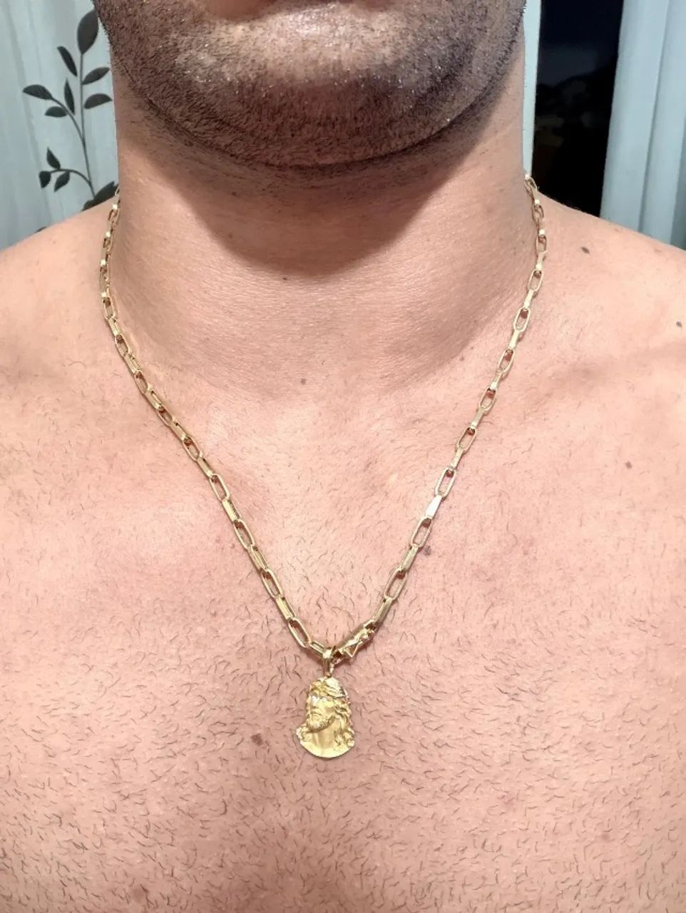 Corrente ouro 18k + pingente ouro 18k - Foto 2