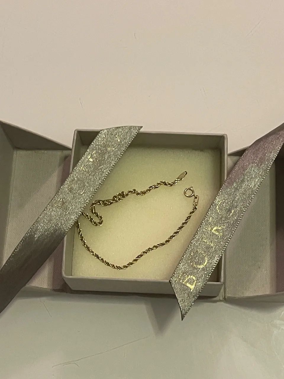 Pulseira feminina de ouro 18k, com marca 750 gravada - Foto 3