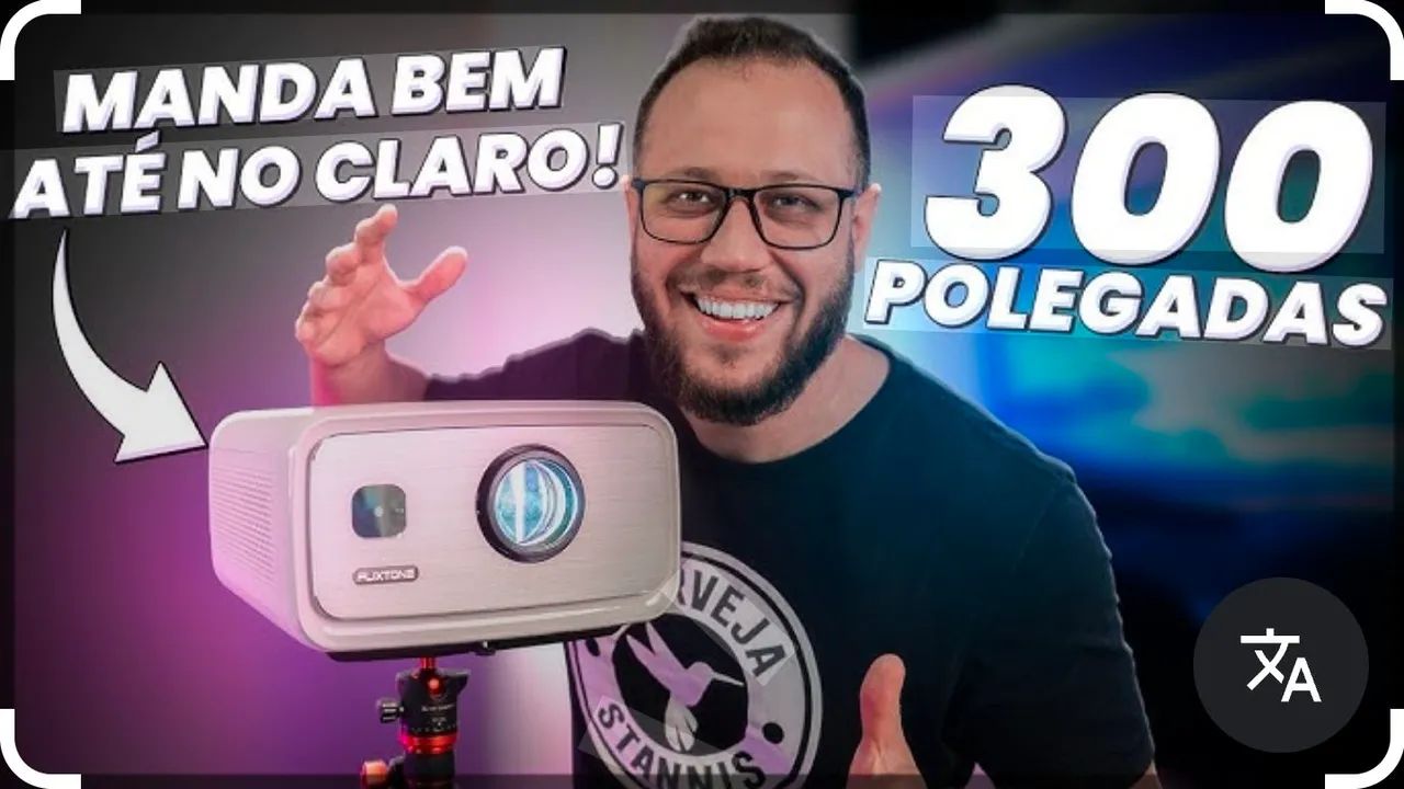 Projetor profissional D10s flixtone 4000 ANSI lumens  - Foto 3