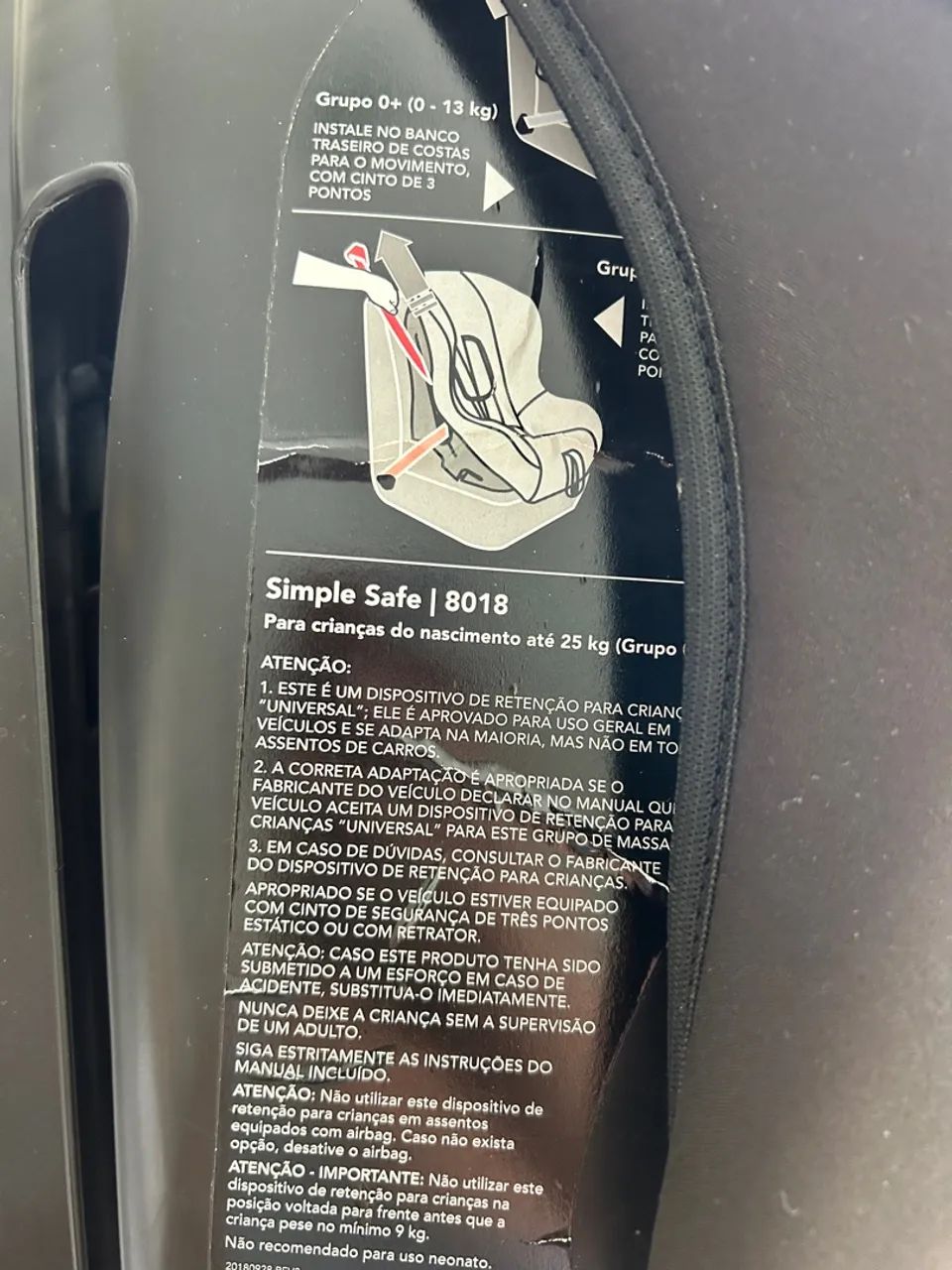 Cadeirinha Carro Simple Safe 8018  - Foto 3
