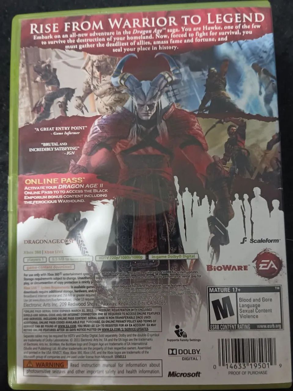 Dragon Age 2 Xbox 360 - Foto 4