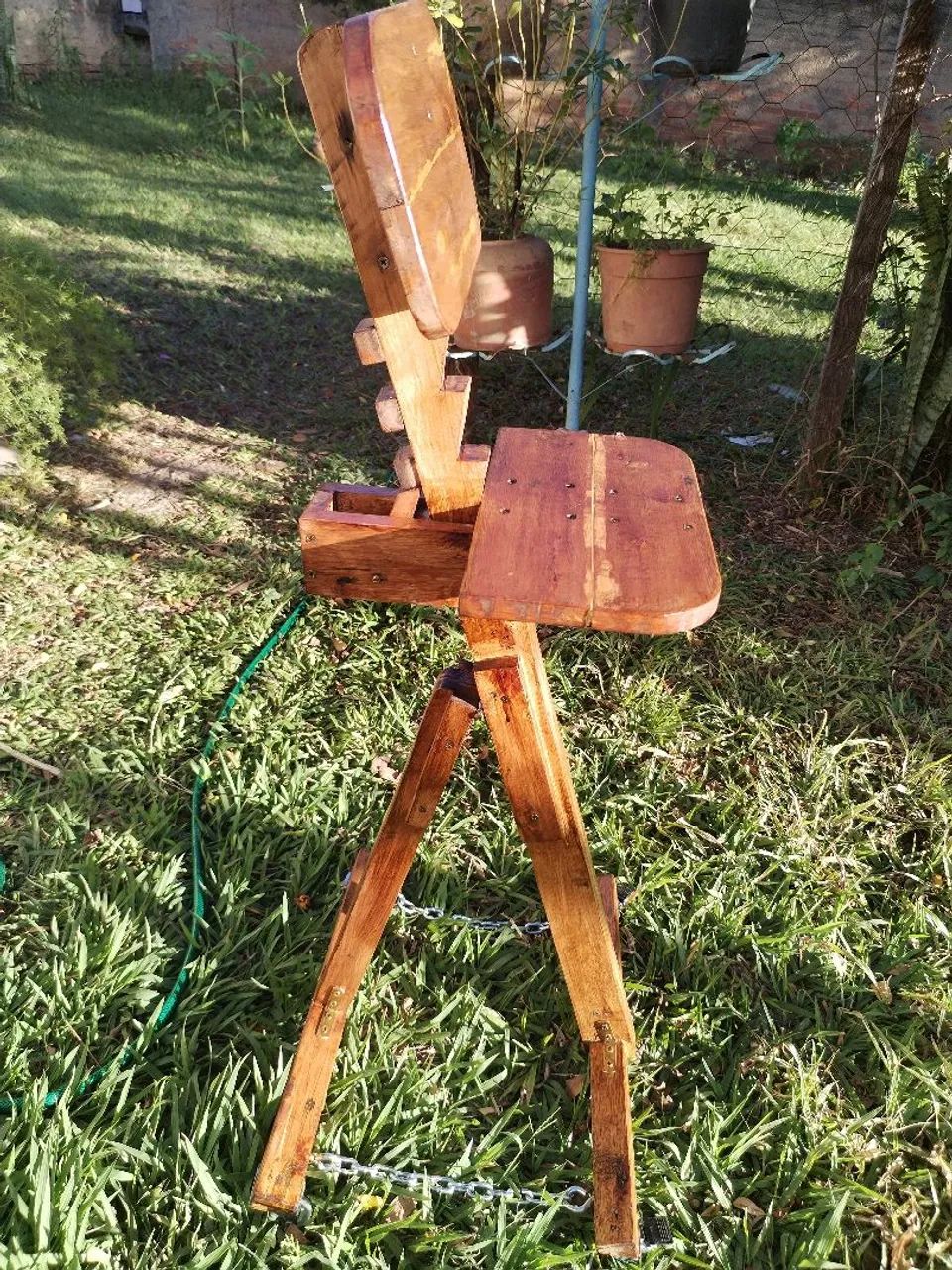 Banco ergonômico semi em pé ajustável dobrável  - Foto 2