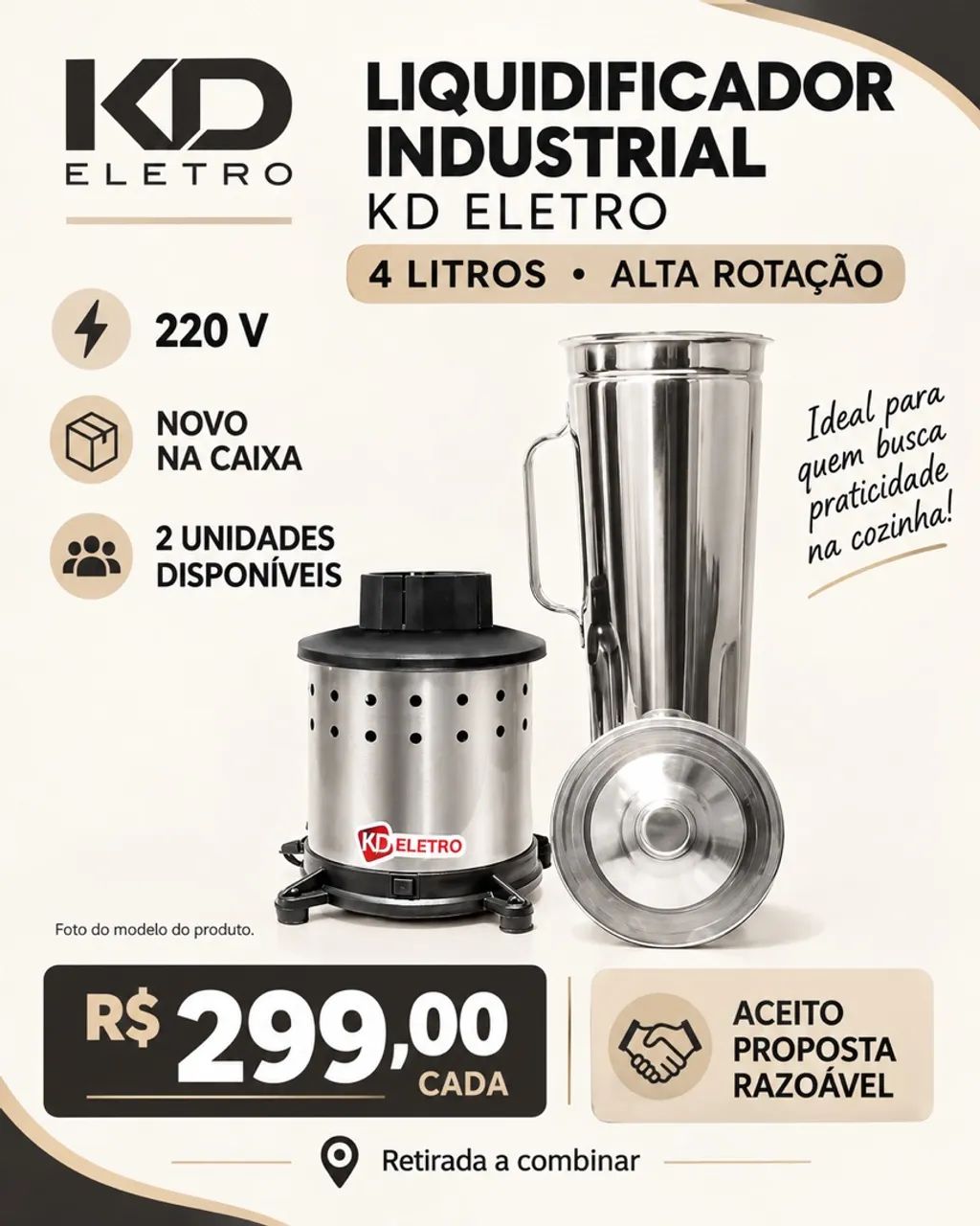 Liquidificador 4L 