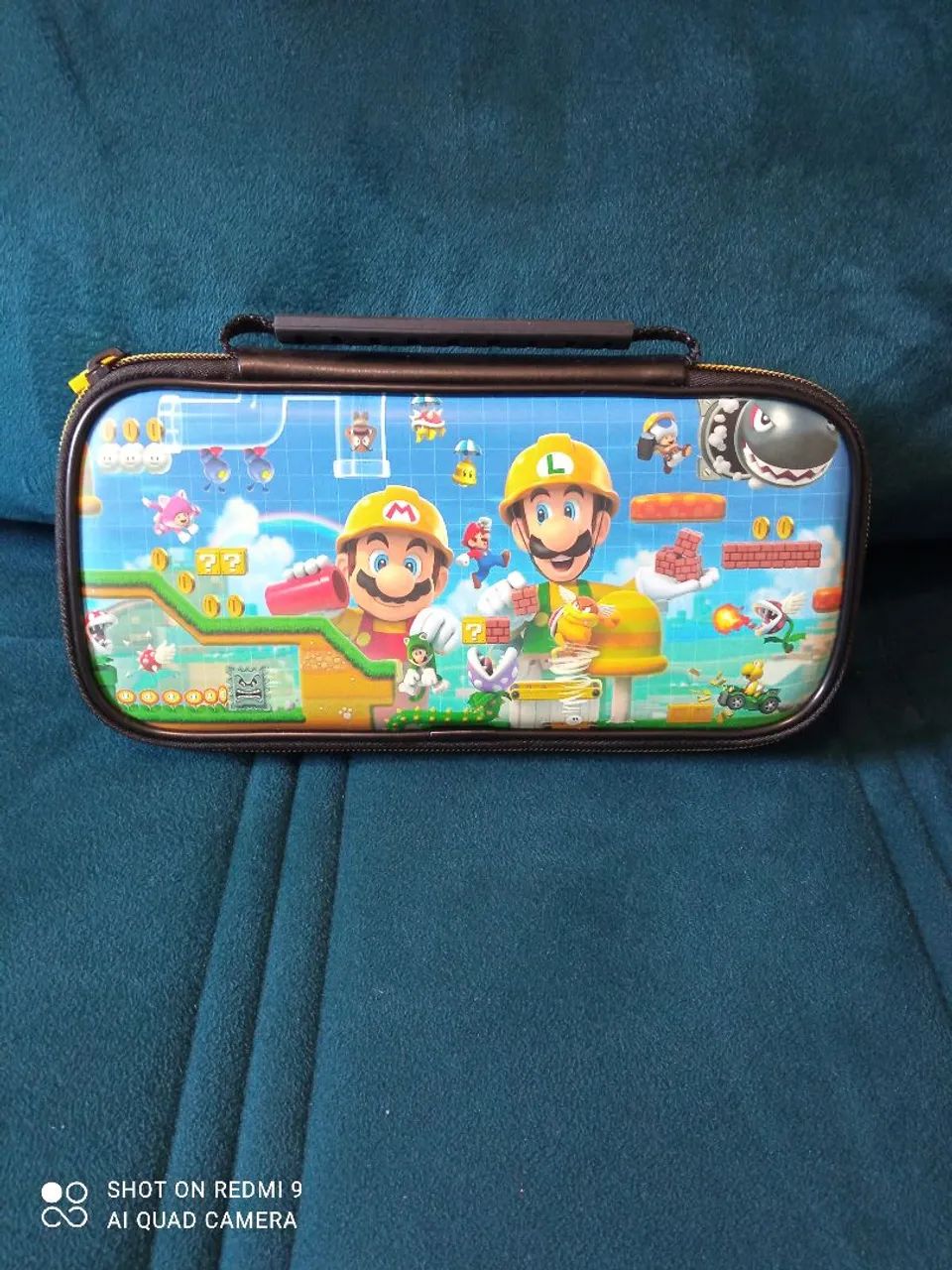 Case travel para Nintendo Switch 1, Mario Maker
