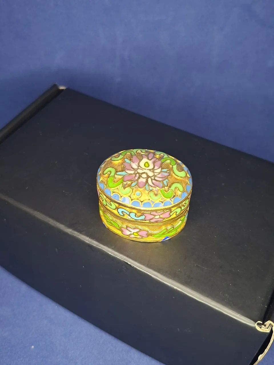 Caixinha cloisonne japonesa 