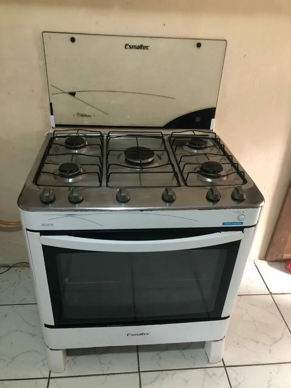 FOGÃO ELÉTRICO 5 BOCAS TODO BOM, CONSERVADO 