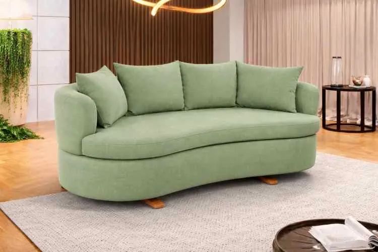 Sofá Orgânico 2,00m Boucle s55 - Foto 3