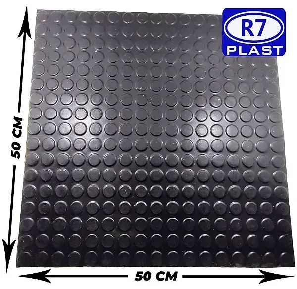 Piso Moeda Placa Emborrachada 50x50 - Foto 2