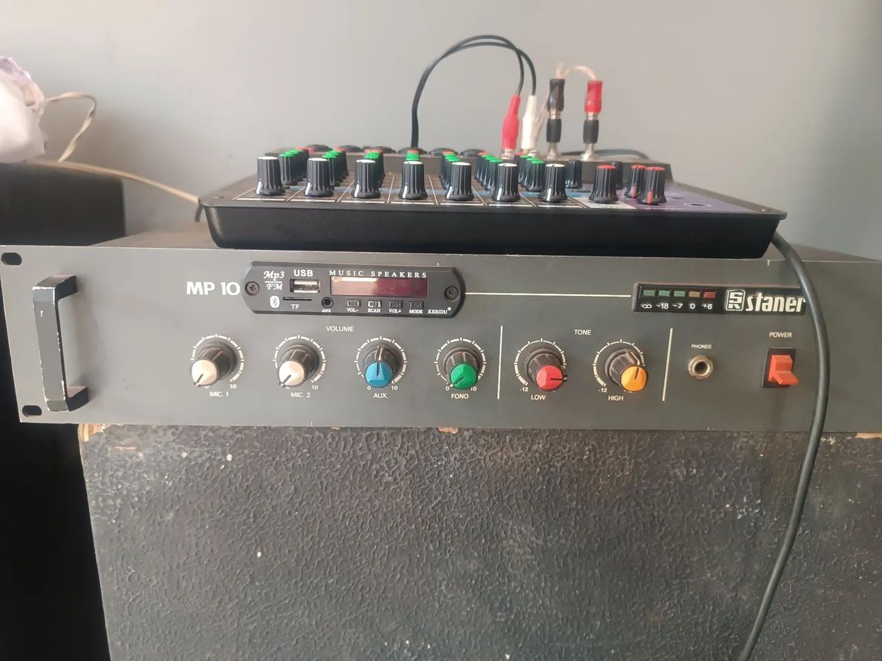 Caixa de som e amplificador  - Foto 3