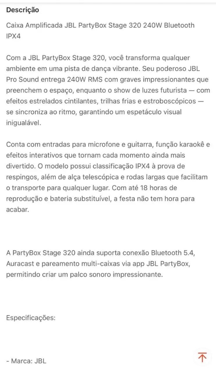 Caixa de som  JBL   - Foto 3