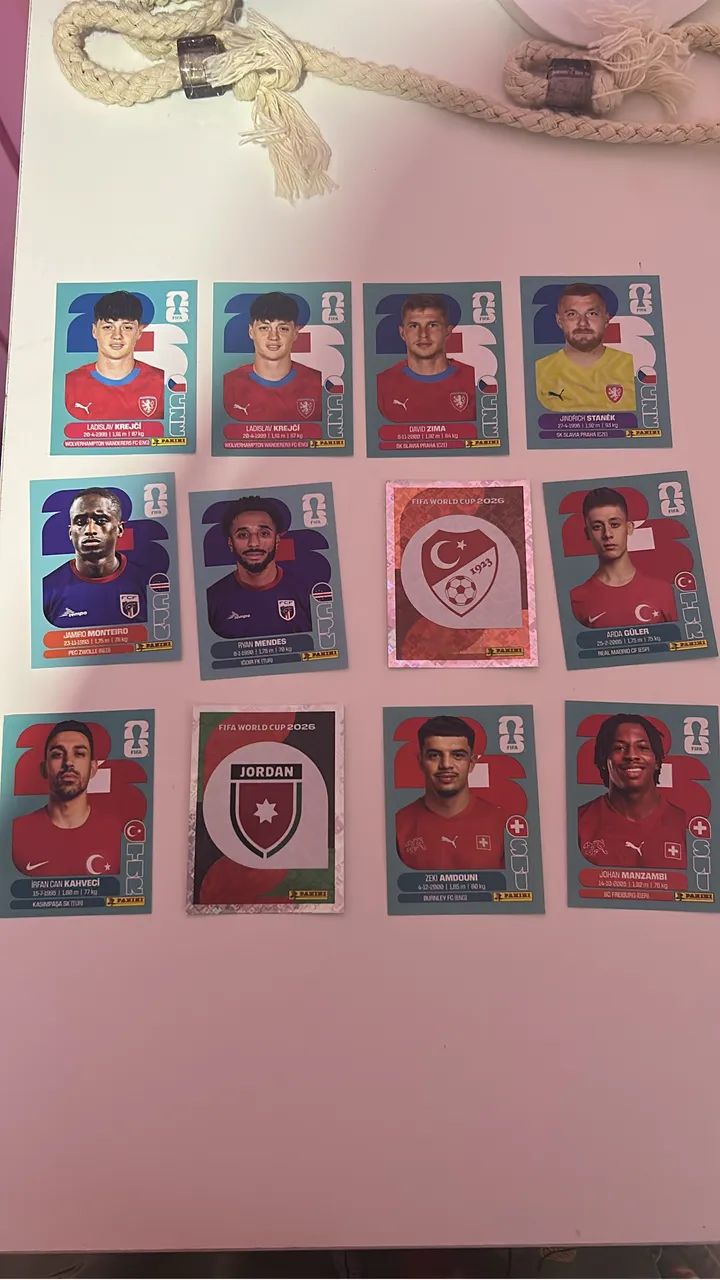 Figurinhas da Copa 2026 (venda ou troca )