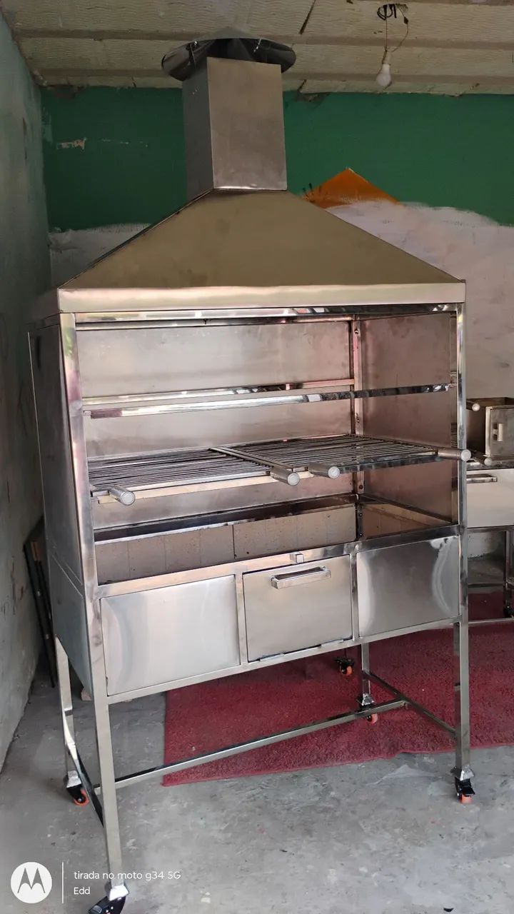 Churrasqueira de aço inox  - Foto 3