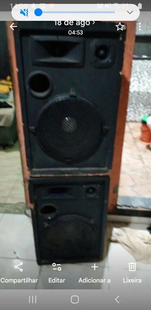 MESA DE SOM DIGITAL COM DUAS CAIXAS SUPER POTENTE - Foto 3