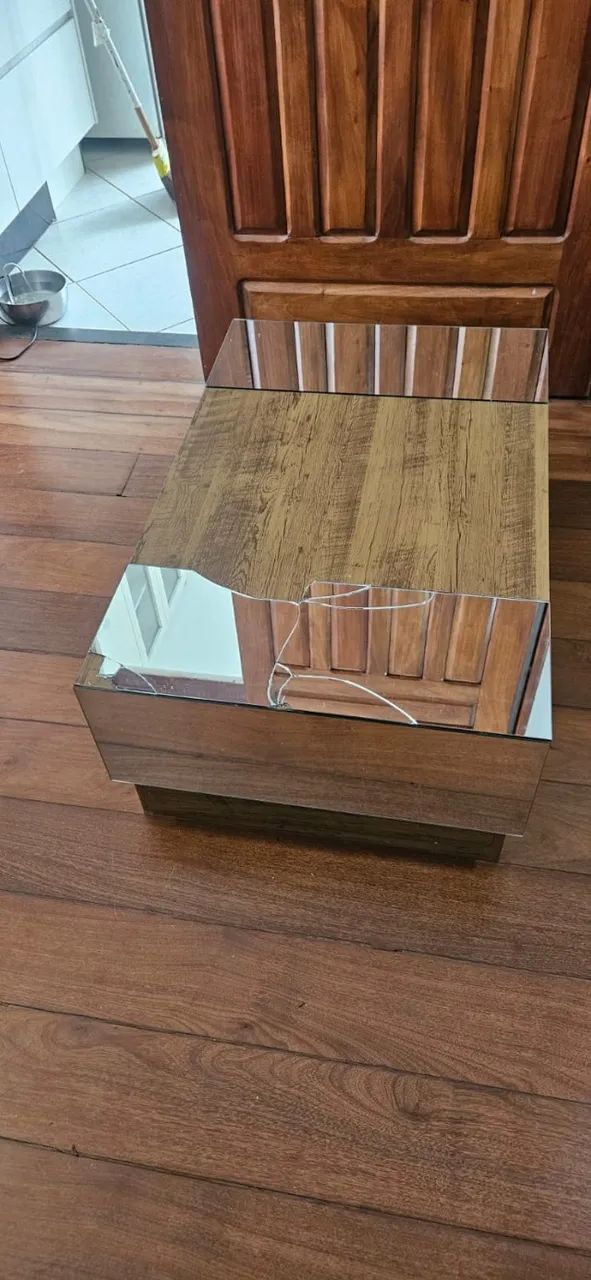 Mesa de centro - Espelho quebrado - Foto 5