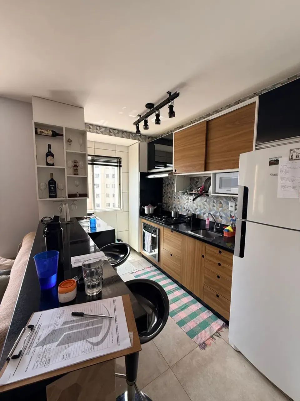 2 quartos com 48m² de área útil.