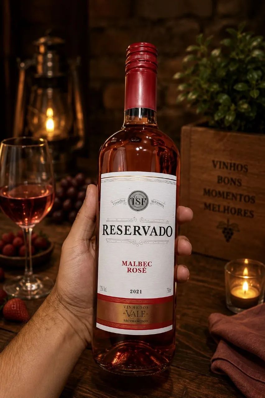 Caixa de vinho seco Reservado  - Foto 3
