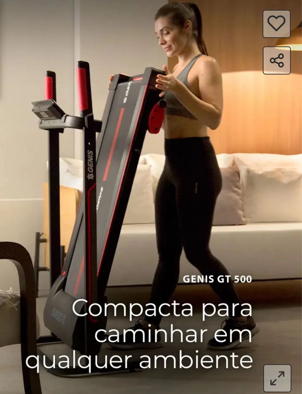 Esteira Genis GT 500 Polishop  - Foto 5