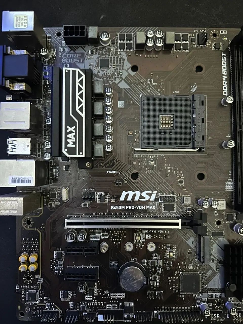 Placa mãe B450M PRO max - para conserto - Foto 3