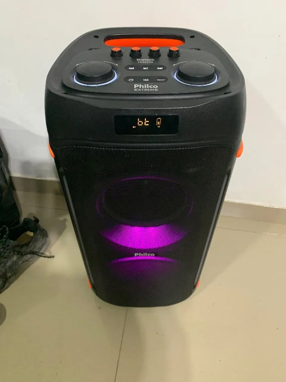 Caixa de som PCX 6900 karaokê