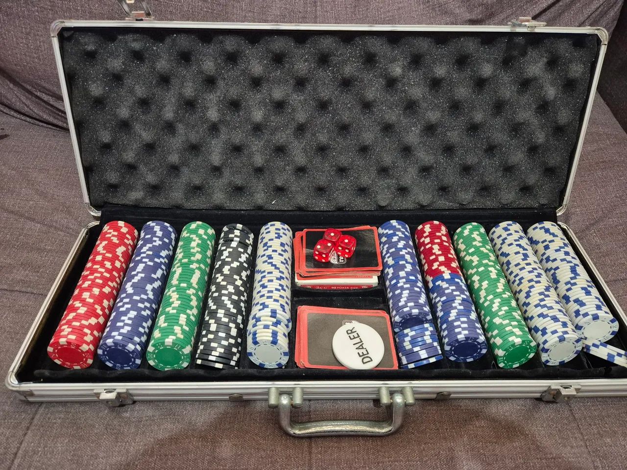 Maleta de fichas de Poker