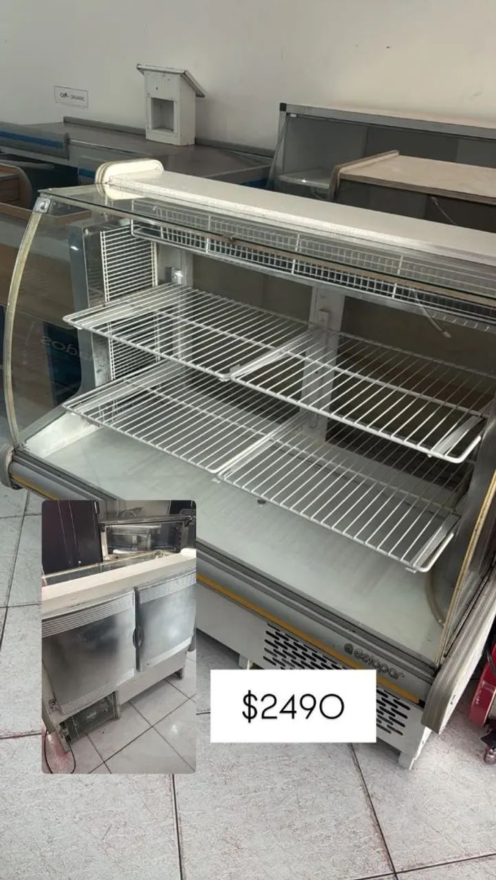Balcão expositor refrigerado 