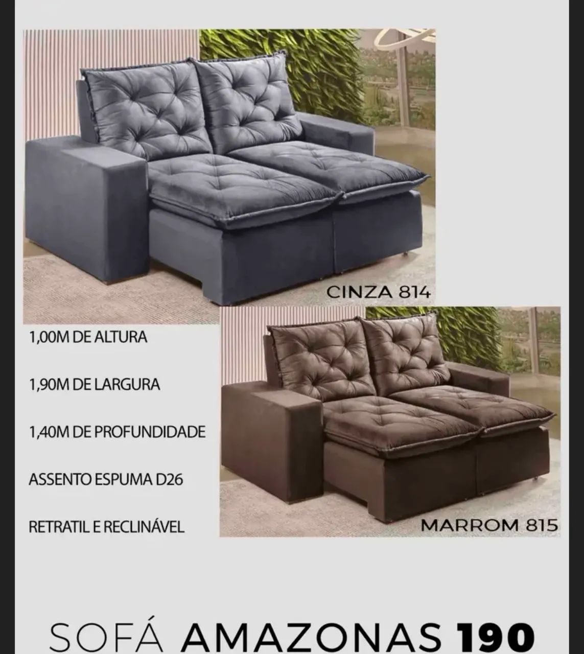 Sofá novos frete grátis 