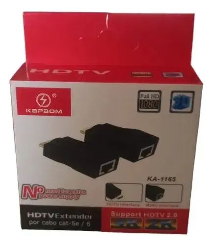 Adaptador HDMI extender para cabo REDE - Foto 3